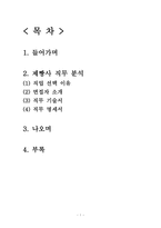 [산업심리학] 파티쉐 직무분석-1
