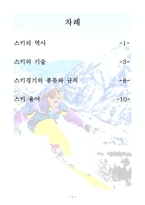 [체육] `스키`의 모든 것-1