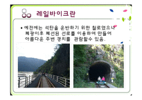 [관광교통] 정선 레일바이크(Railbike) 관광교통수단으로써의 가치-6