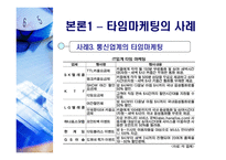 타임마케팅(Time marketing)-7