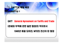 GATT, WTO 의 성장과 한계-3