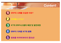 [경영정보시스템 도입의 성공사례] KT ERP System의 도입-2