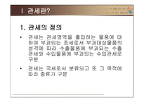 [조세론] 관세 현황 문제점, 개선방안-3