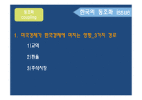 [증권투자론] 동조화 -커플링과 디커플링-8
