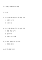 [국제정치] 이스라엘 팔레스타인 분쟁-2