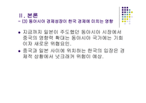[무역개론] 동아시아 경제성장이 우리나라에 미치는 영향-17