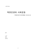 북한인권의 사회운동 -북한인권시민연합을 중심으로-17