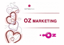 [마케팅] LG Telecom 오즈(OZ)의 마케팅전략-1