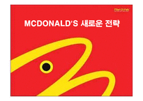 [경영전략] 맥도날드(Mcdonalds)의 마케팅과 새로운 전략방안-1