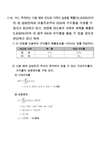 [투자론] [투자론의 이해]다산출판사 1장 연습문제 풀이-7