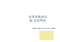 [HRM] 보안서비스 CAPS 인적자원관리-1