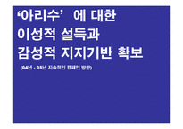 [광고] 수돗물 아리수 신뢰도 회복을 위한 캠페인 기획안-6