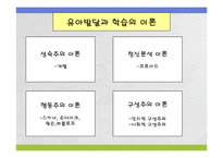 [유아교육, 심리학, 학습이론, 교육학] 유아교육과정 구성-5