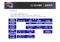 [인적자원관리] CJ그룹의 인사관리와 인재경영-13