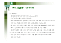 [경영정보] CJ그룹의 MIS 도입사례-11