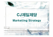 [마케팅] CJ제일제당의 국내외 마케팅전략-1