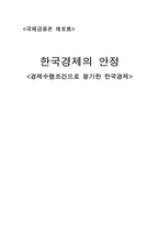 [국제금융론](국제금융) 한국경제의 안정(경제수렴조건으로 평가한 한국경제)-1