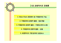 프랜차이즈 가맹본부의 본원적 활동-2