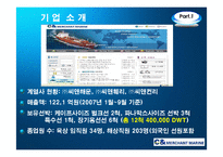 [국제운송론] C&상선(㈜씨앤 상선)-4