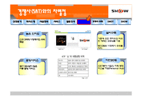 [마케팅] ktf 쇼 SHOW 조사-10