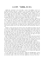 [독후감] 소소생의 `금병매`를 읽고-1