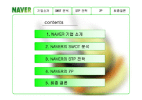 [마케팅원론] 네이버 다음 기업 비교 분석 PPT-3