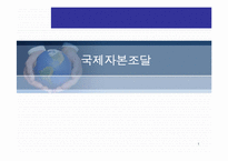 국제자본조달 레포트-1