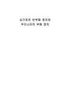 [행정, 부패, 윤리 문제, 공무원] 싱가포르 반부패 정치와 우리나라의 부패 정치-1