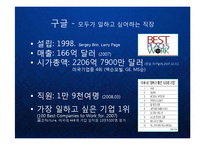 [조직관리] 구글의 기업문화와 인재관리 Google 조직관리 케이스 발표 PPT 구글러와 팀의 수평적 기업조직-2