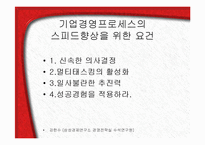 [기업경영] 비즈니스환경의 변화와 스피드경영의 중요성 PPT-4