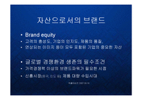 [경영] 글로벌 비즈니스환경의 변화와 기업의 핵심역량 - 브랜드파워 PPT-13