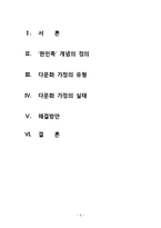 세계화 속의 한국 -단일민족의 허상과 다문화가정-2