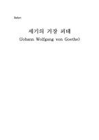 [독일문학] 요한 볼프강 폰 괴테-1