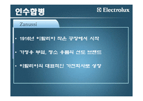 [국제경영] 일렉트로룩스(Electrolux) 해외인수합병전략-19
