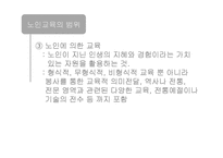 [평생교육] 우리나라 노인 교육의 대안-13