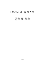[국제경영전략] LG전자와 필립스의 전략적 제휴-1