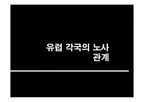 [노사관계론] 세계 주요국의 노사관계-10