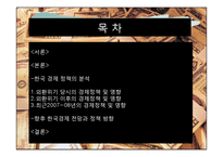 [경제정책] IMF때부터 2008년 현재까지 경제정책의 흐름을 통해 현재 경제에 미치는 영향-2
