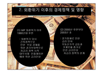 [경제정책] IMF때부터 2008년 현재까지 경제정책의 흐름을 통해 현재 경제에 미치는 영향-8