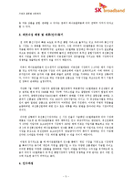 신 시장 진출을 위한 e-파트너십 -SK텔레콤과 하나로통신의 합병사례(SK 브로드밴드)-5