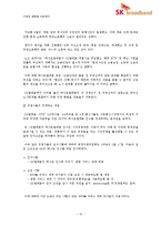 신 시장 진출을 위한 e-파트너십 -SK텔레콤과 하나로통신의 합병사례(SK 브로드밴드)-10