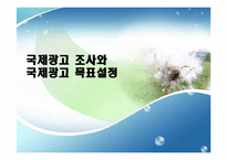 [국제마케팅] 국제광고 조사와 국제광고 목표설정-1