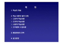 [조직행동론] 학습-2