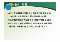 [심리학] 단기 기억과 장기 기억-6