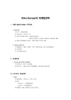 [다국적기업]나이키 유럽 마케팅전략-1
