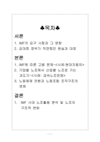 [노사관계]IMF사태와 노동조합 활동의 변화-1