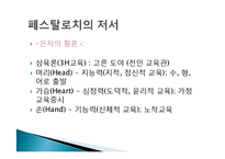 [교육철학] 페스탈로치-7
