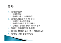 [장애인문제] 장애인 고용의 현황 및 문제점과 활성화 방안-2