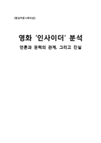 [영상커뮤니케이션] 영화 `인사이더` 분석 -언론과 권력의 관계, 그리고 진실-1