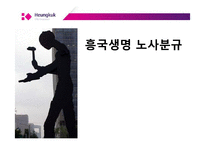 [노사관계] 흥국생명 정리해고, 해고자 복직문제-1